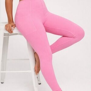 OFFLINE by Aerie Pink High-Waisted Pocket Leggings – Size S